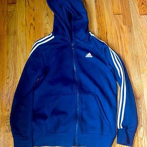 Men’s Dark Blue Adidas Hoodie